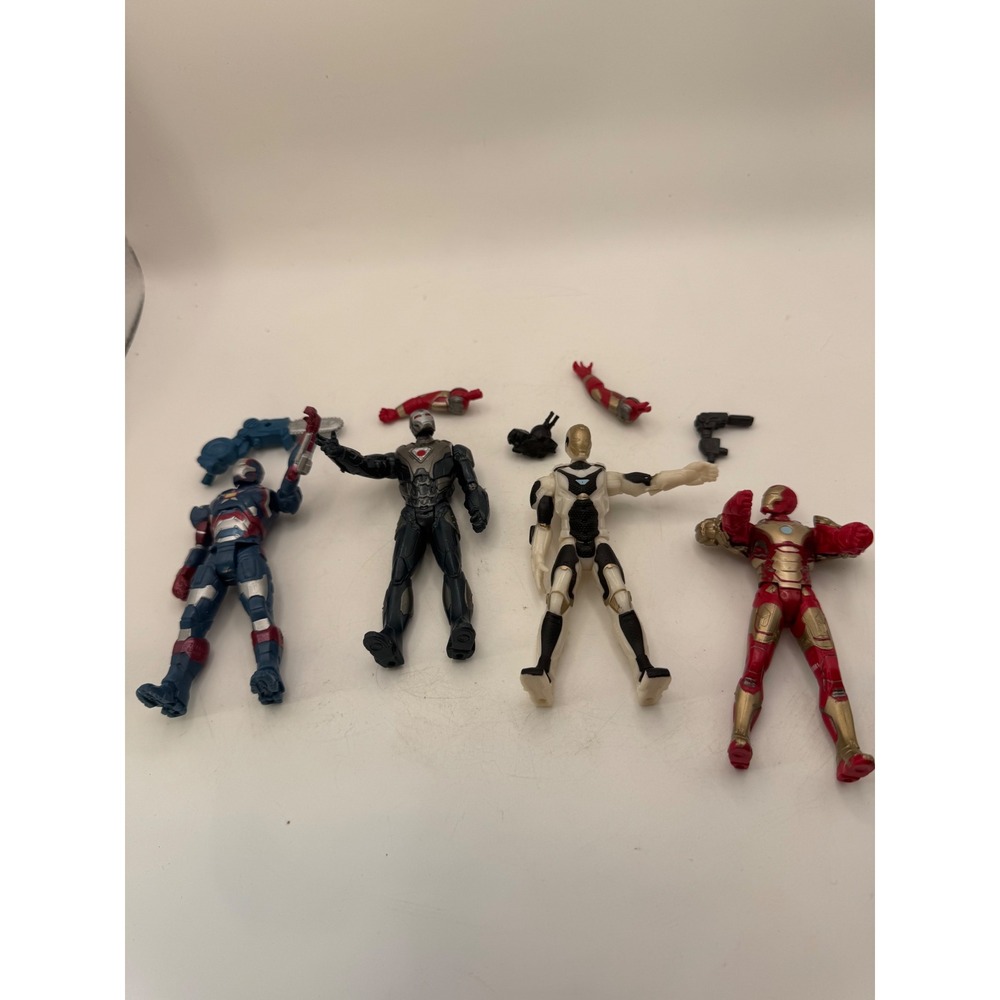 Marvel Avengers Action Figure Lot Iron Man Patriot War Machine Figures